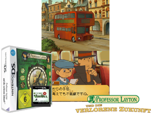 Professor Layton und die Verlorene Zukunft (Germany) Cover